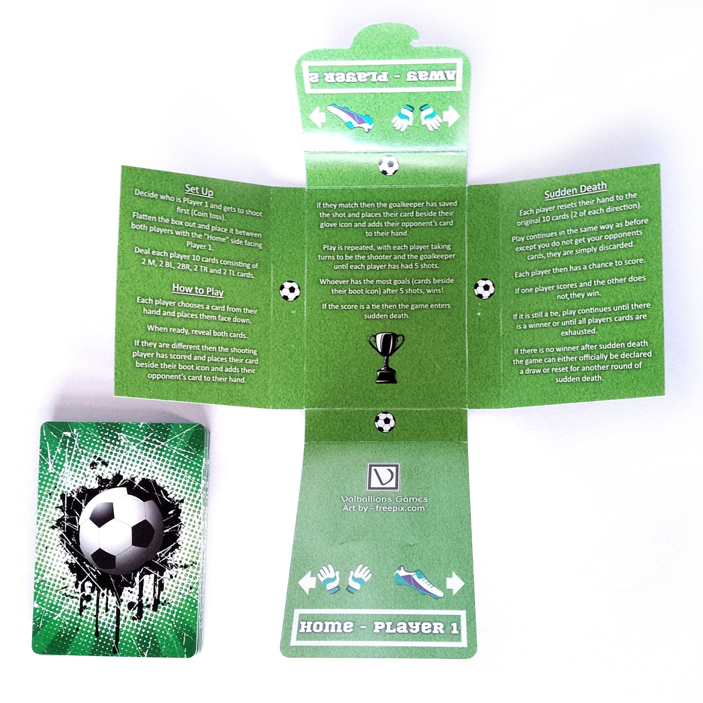 PK - Penalty Shootout Card Game by Valhallions