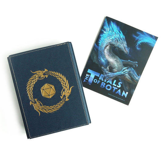 Midnight Blue Dice Companion (Dice Box and Tray) by Dragon Shield