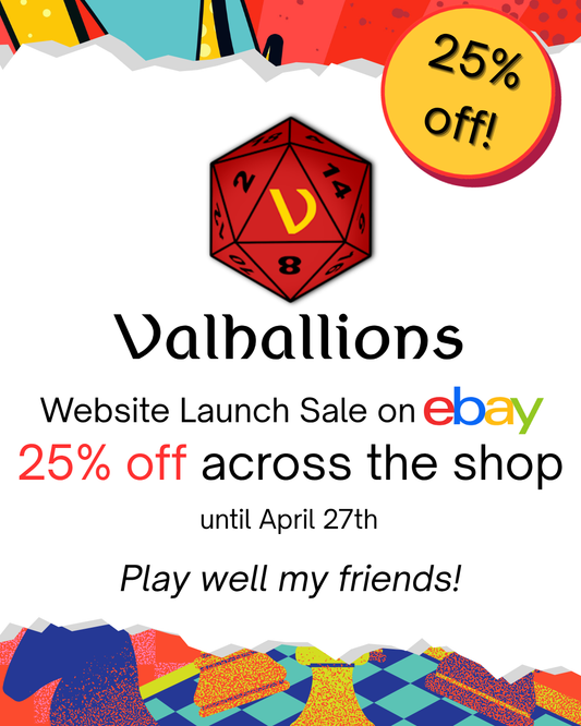 Launch Sale on Ebay now LIVE!