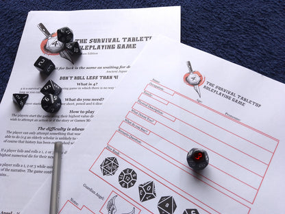 (Digital product) 4 - The Survival Tabletop Roleplaying Game (Free Edition)