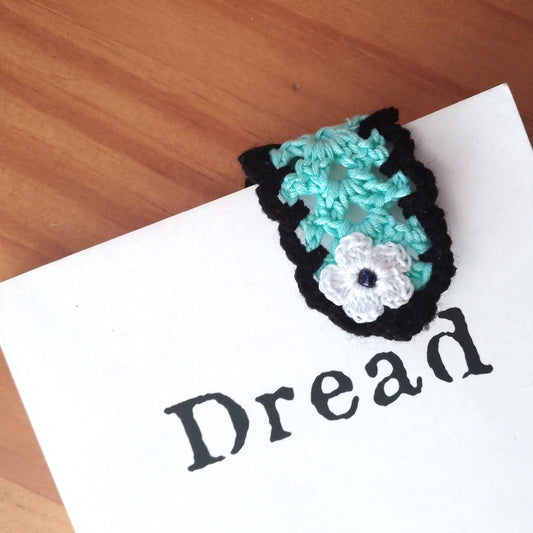 Cottagecore Crochet Lace Flower Bookmark