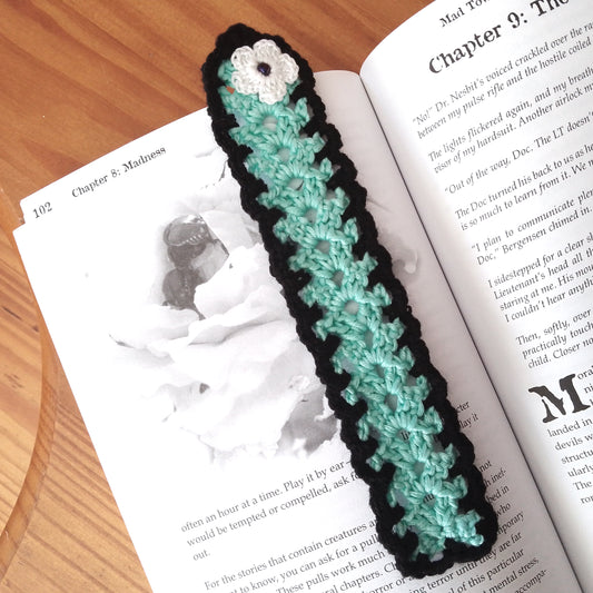 Cottagecore Crochet Lace Flower Bookmark