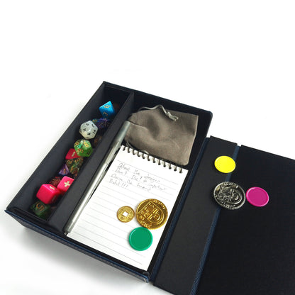 Midnight Blue Dice Companion (Dice Box and Tray) by Dragon Shield