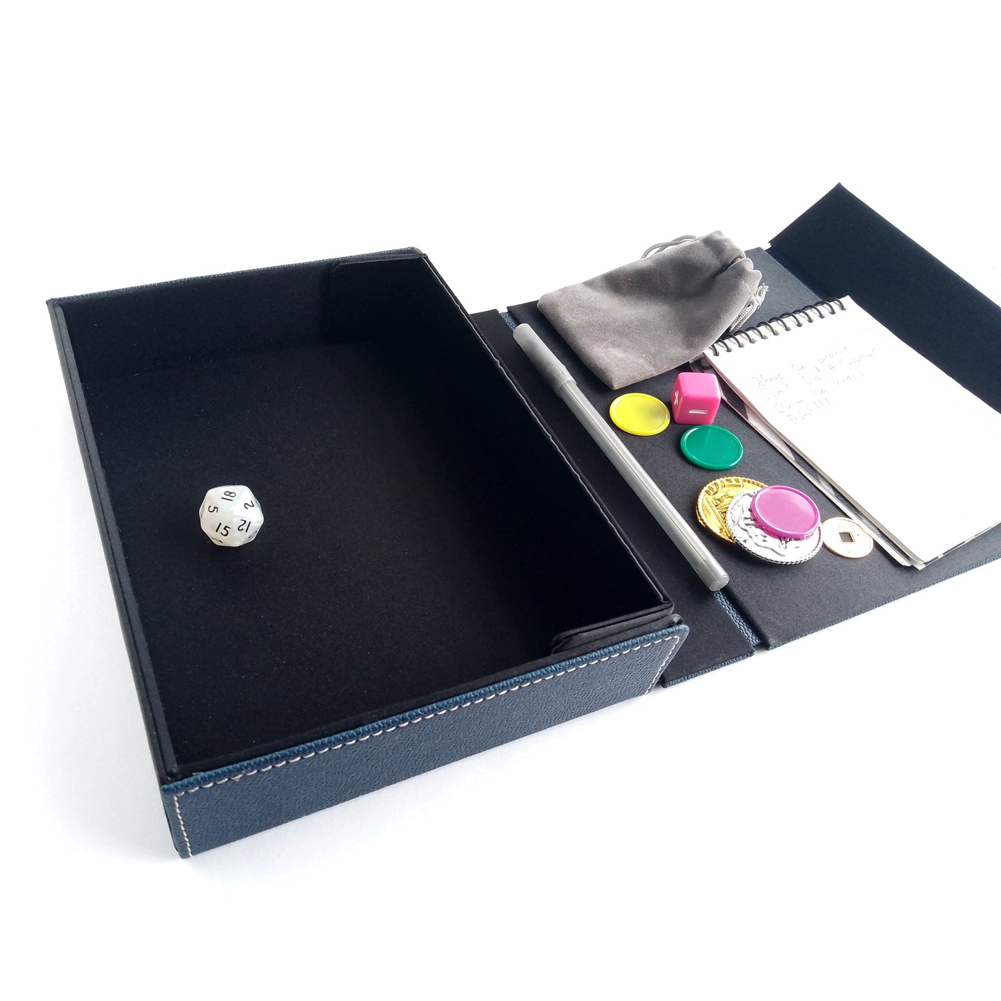 Midnight Blue Dice Companion (Dice Box and Tray) by Dragon Shield