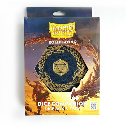 Midnight Blue Dice Companion (Dice Box and Tray) by Dragon Shield