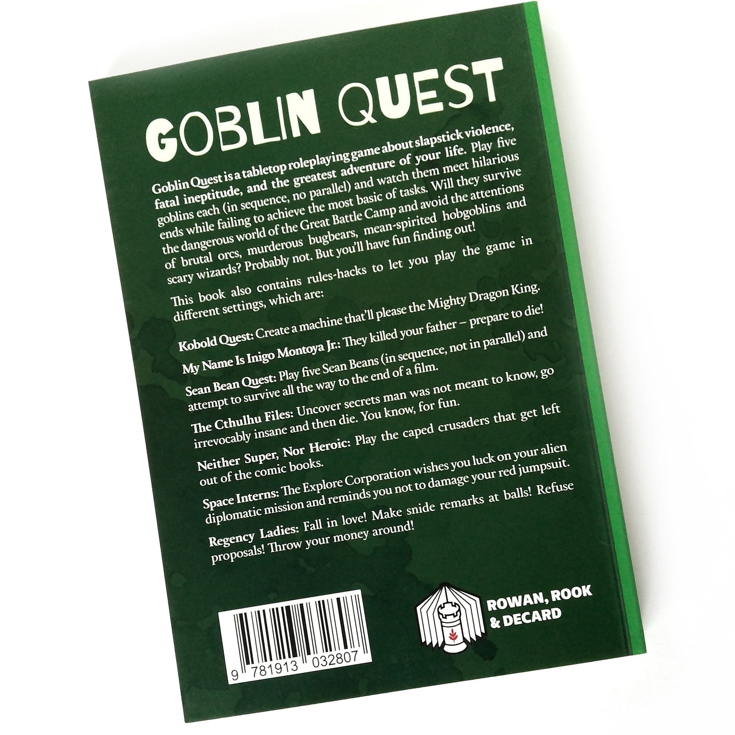 Goblin Quest RPG Book - Grant Howitt