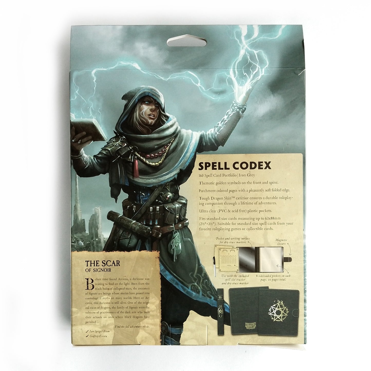 Iron Grey Spell Codex by Dragon Shield