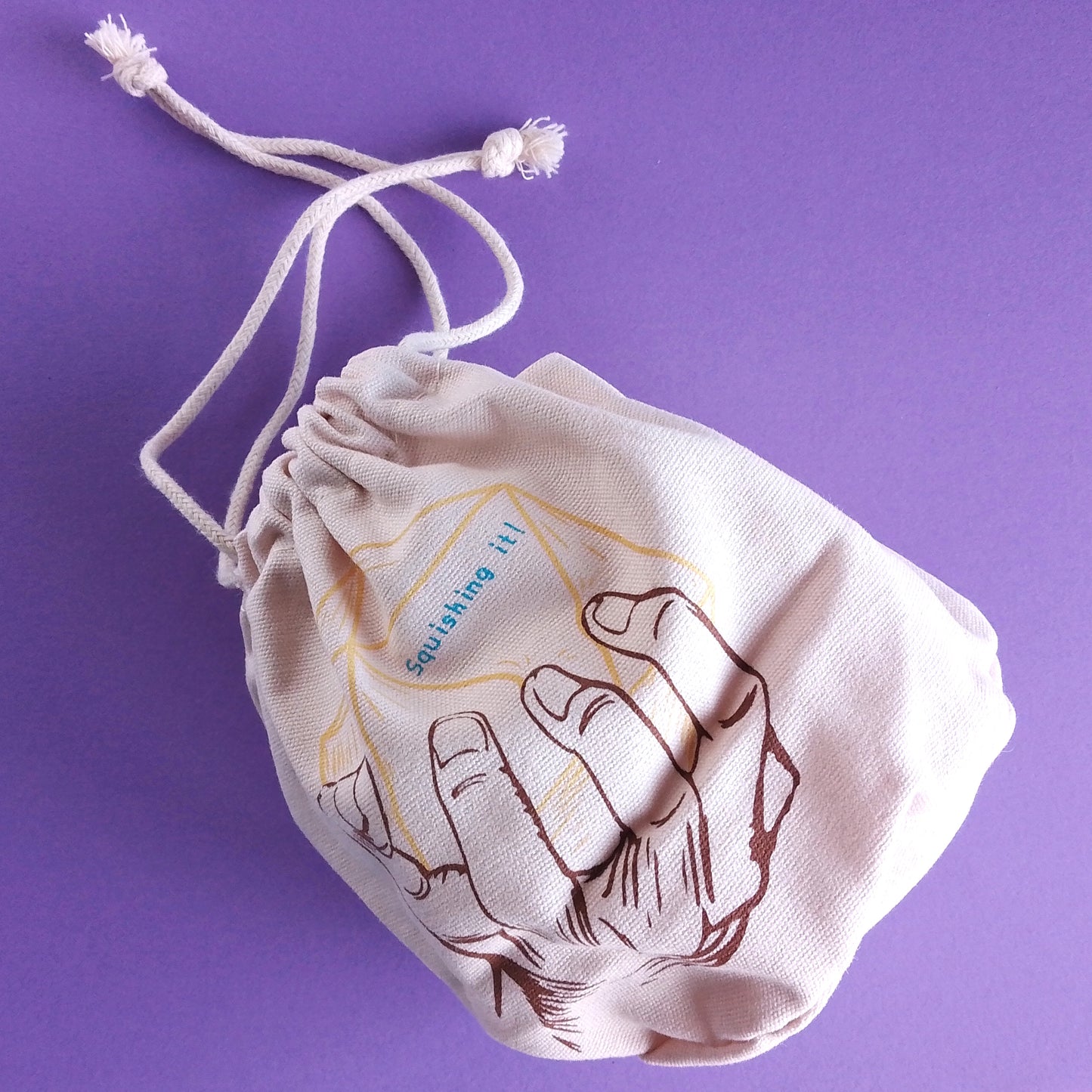 Squishy White D20 Dice in White with Red Numbers