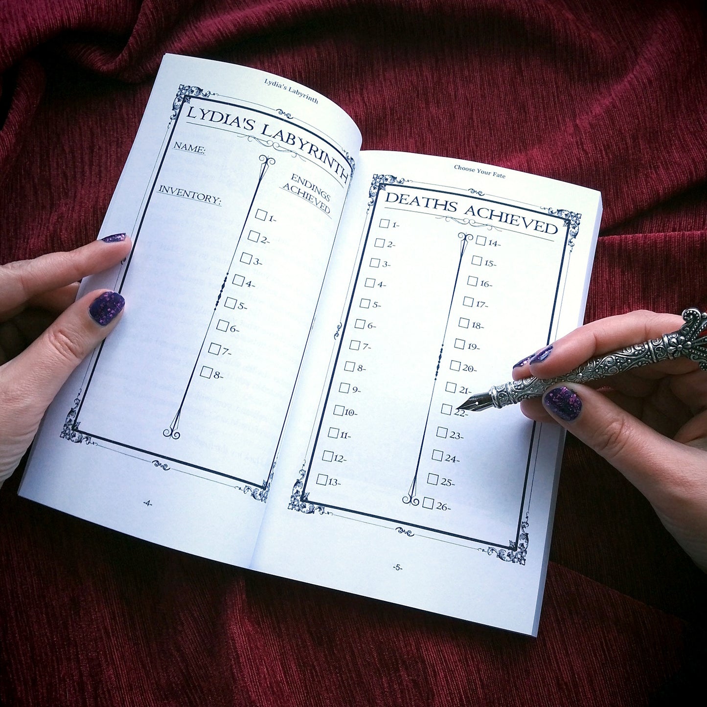 Lydia's Labyrinth Game Book - Choose Your Fate