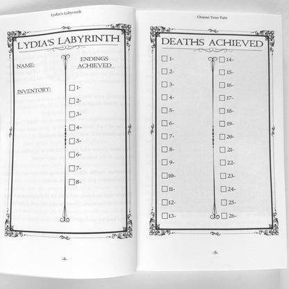 Lydia's Labyrinth Game Book - Choose Your Fate