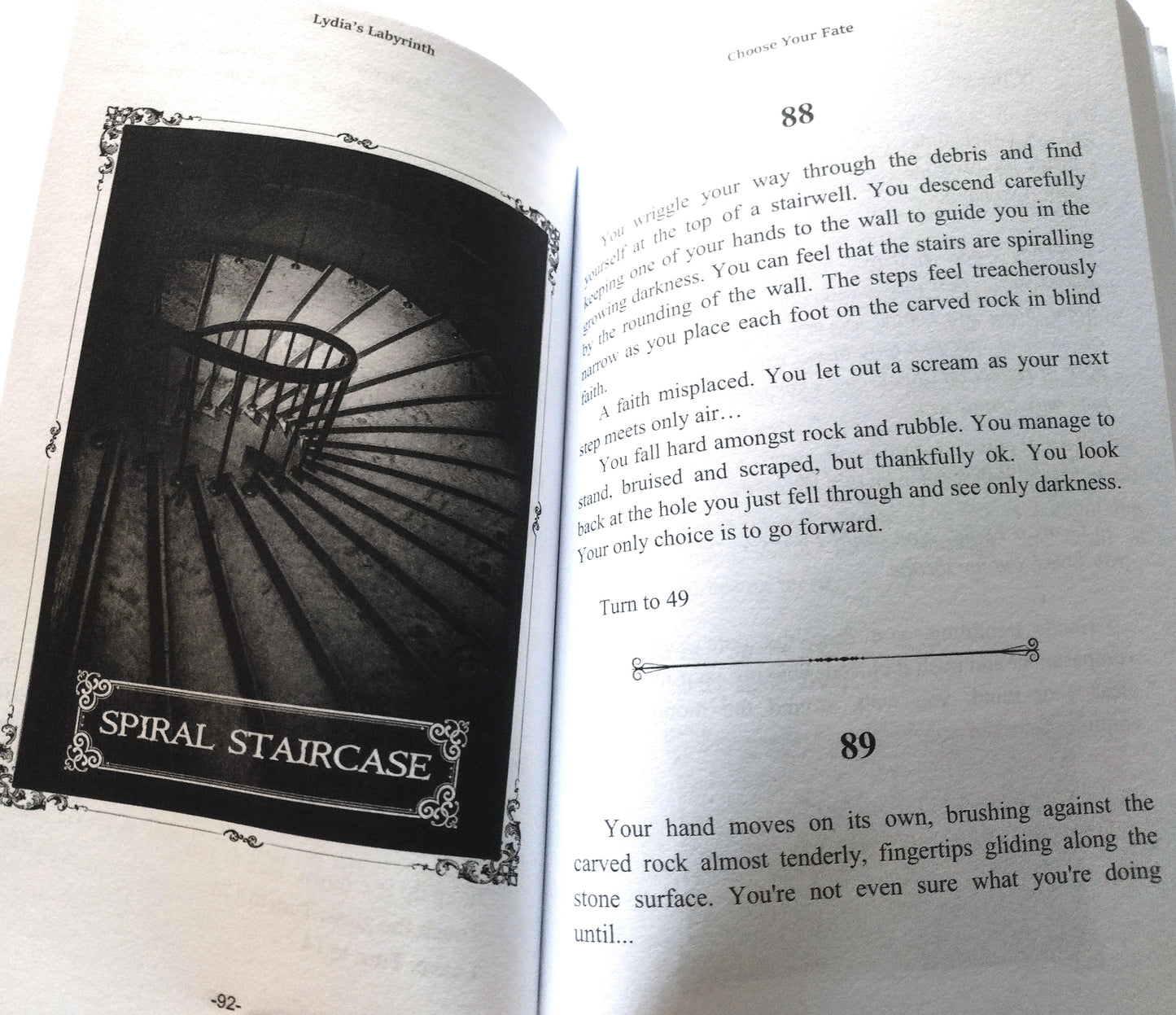 Lydia's Labyrinth Game Book - Choose Your Fate