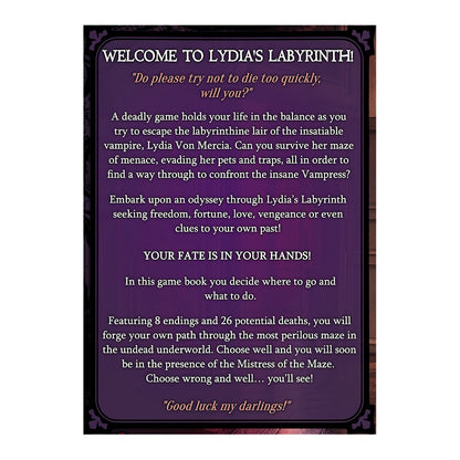 Lydia's Labyrinth Game Book - Choose Your Fate