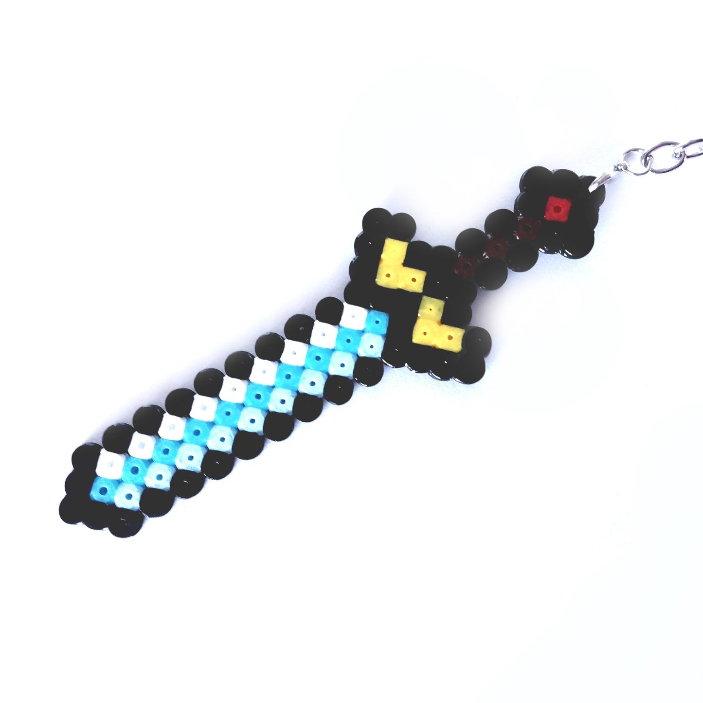 Fantasy Retro Pixel Sword Keyring