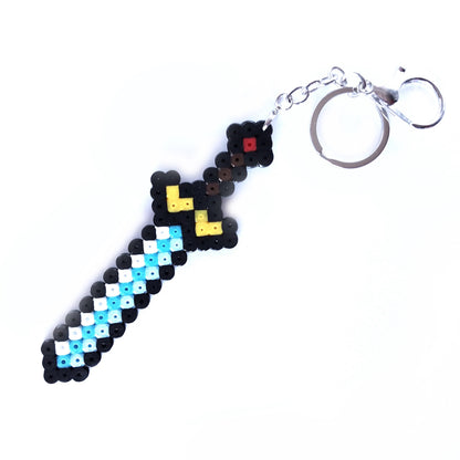 Fantasy Retro Pixel Sword Keyring