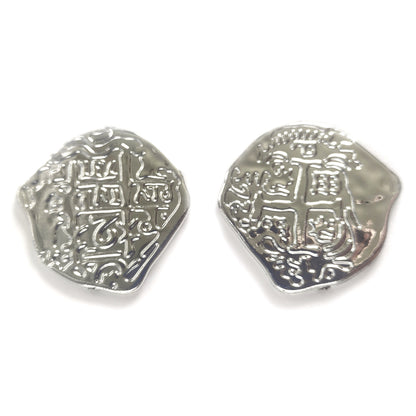 50 Plastic Silver Doubloons - Board Game Upgrade