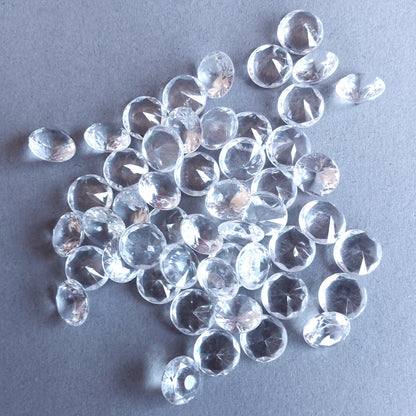 50 Acrylic Round Diamond Gems - 10mm Board Game Upgrade