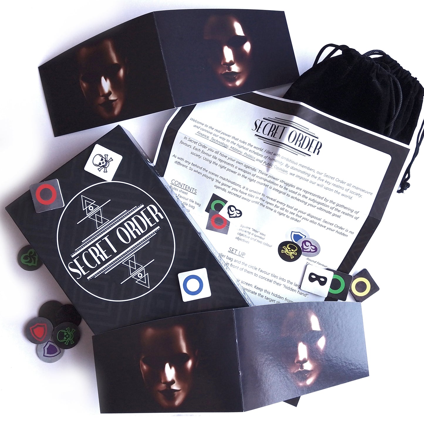 Secret Order 2 Player Tile Drafting Board Game