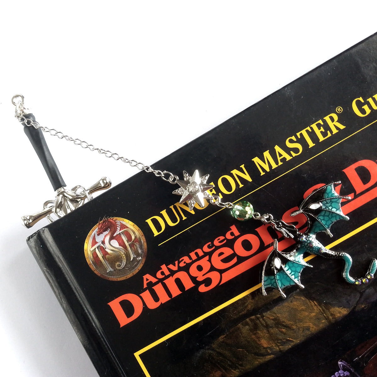 Green Dragon Fantasy Metal Bookmark