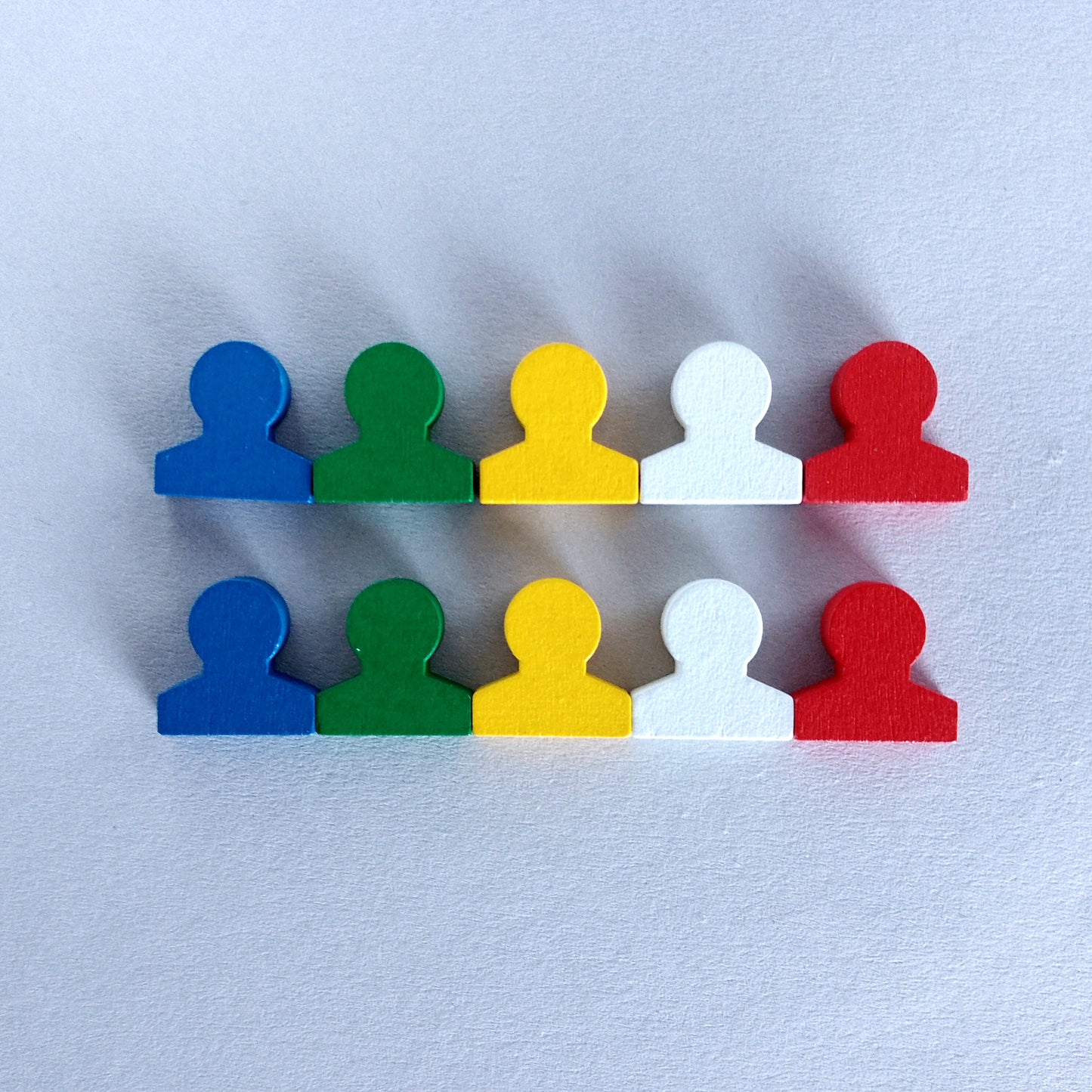 Wooden People Tokens for Board Games