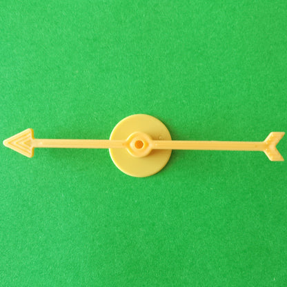 Yellow Arrow Board Game Spinner - 10cm