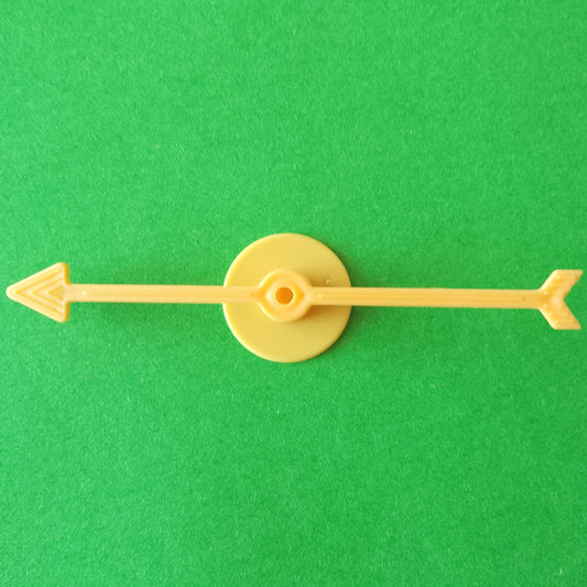 Yellow Arrow Board Game Spinner - 10cm